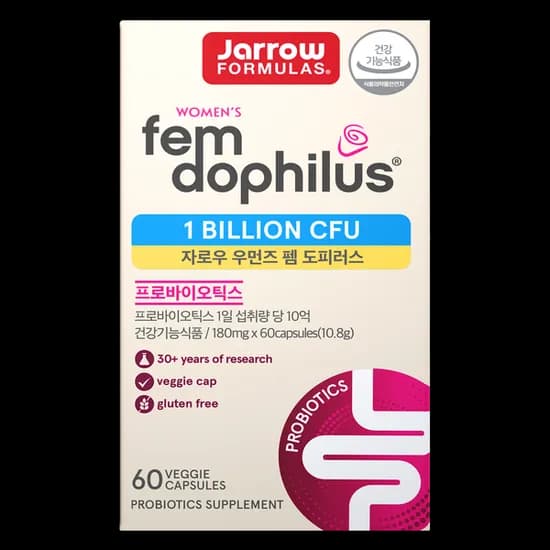 11번가) 자로우 우먼스 펨 도피러스 60정 여성 유산균 28,480원
