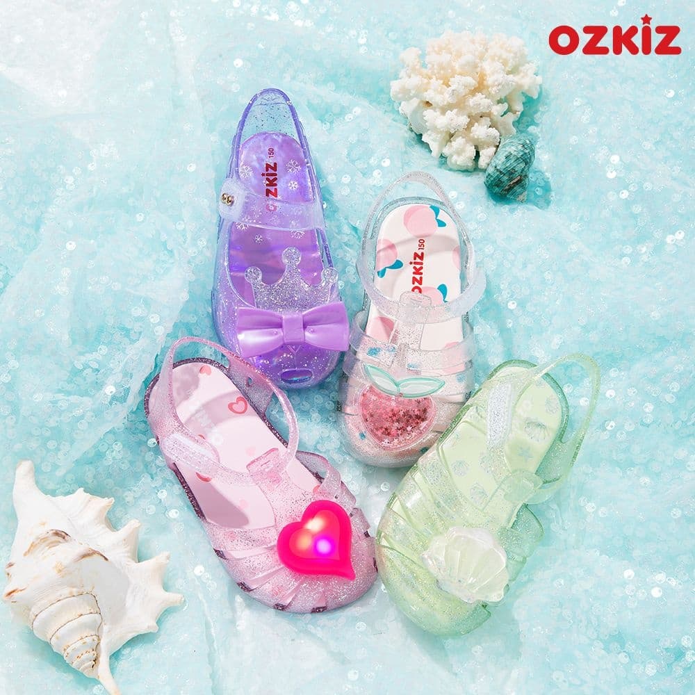 롯데온) 오즈키즈 여아 젤리슈즈 11종 7,110원