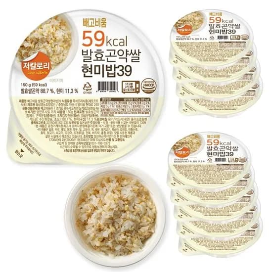 롯데온) 발효곤약 쌀현미밥39 150gx10팩 19,760원