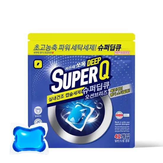 네이버)지앤티클린 딥큐 캡슐세제 42개입 2,900원(네멤시무배)