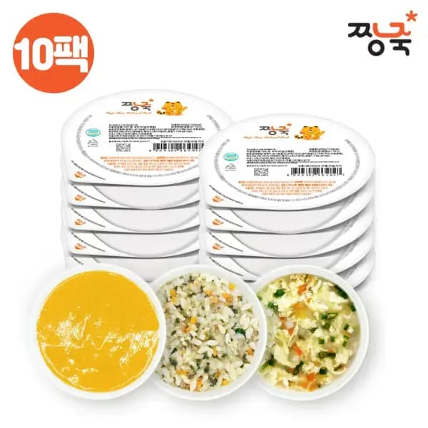 11번가) 짱죽 골고루 냉장 이유식 30팩 62,810원