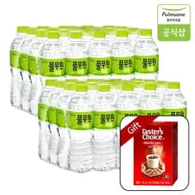 롯데홈쇼핑) 풀무원샘물 생수 500mL X 40병 무/유라벨 랜덤 9,900원