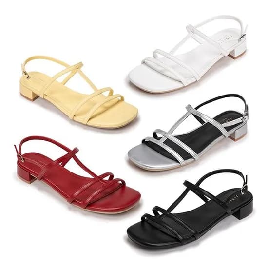 에스콰이아 여성 엘로이 스트랩 샌들