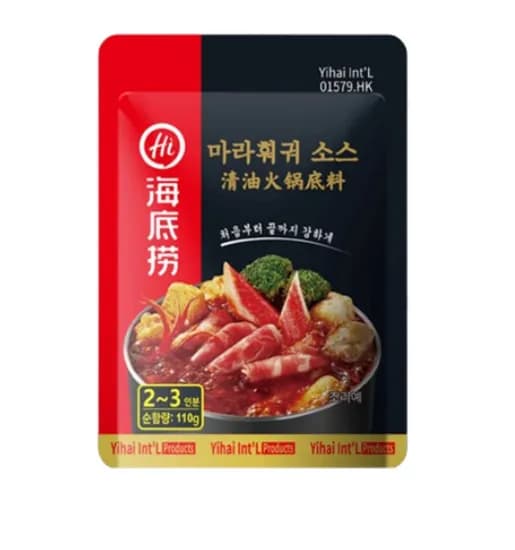 얼큰 칼칼 마라훠궈 소스 110g x 10개