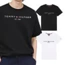 타미힐피거 자수로고 반팔티