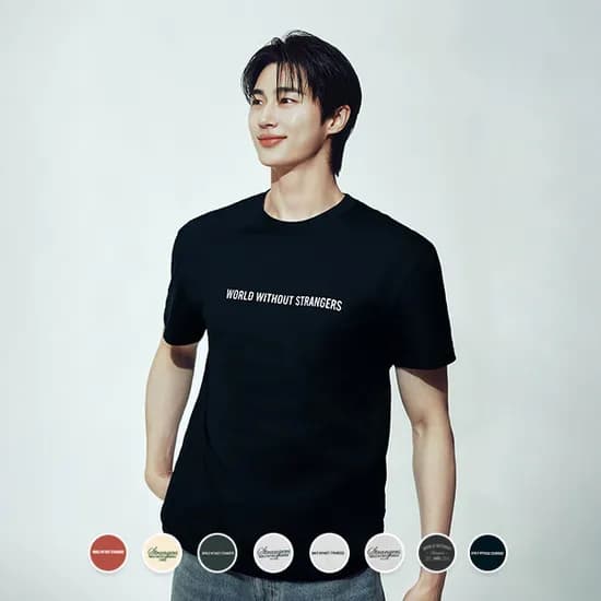 지오다노 면 프린팅 반팔티