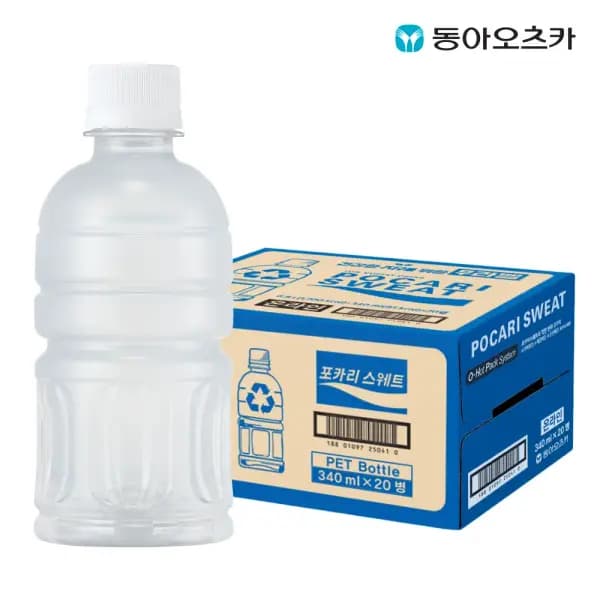포카리스웨트 340ml 20병 12,400원