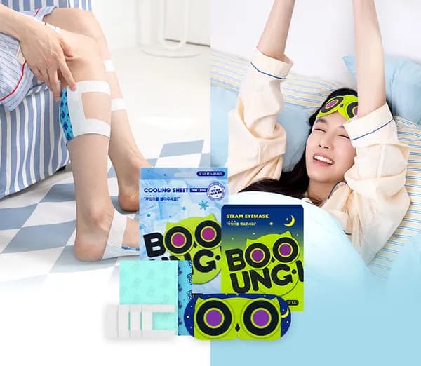 네쇼라 부엉이 레그 쿨링시트&스팀 아이마스크 총 120매