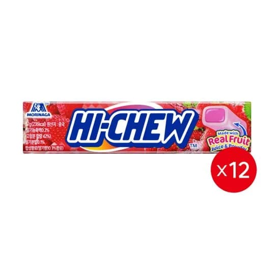 모리나가 하이츄 딸기맛 57g x 12개