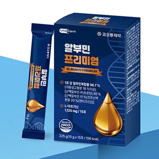 코오롱제약 알부민 프리미엄 1+1 2박스