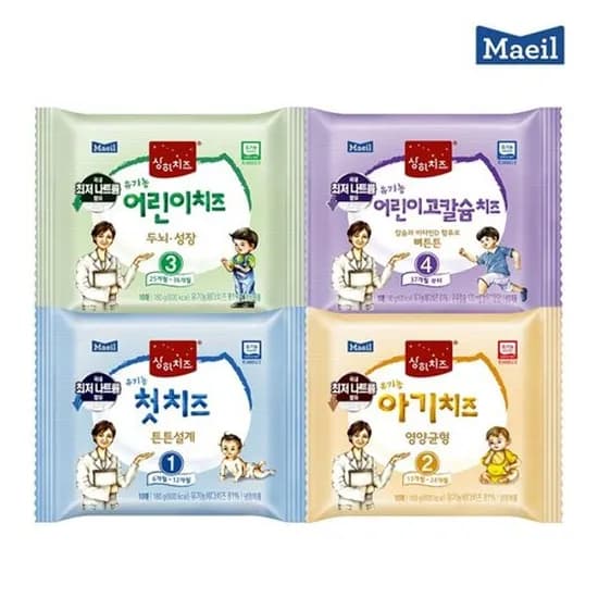 SK스토아 매일 상하 유기농치즈 전단계 100매