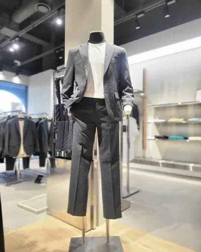 앤드지 25년 여름 울 시어써커 셋업 캐주얼 정장세트