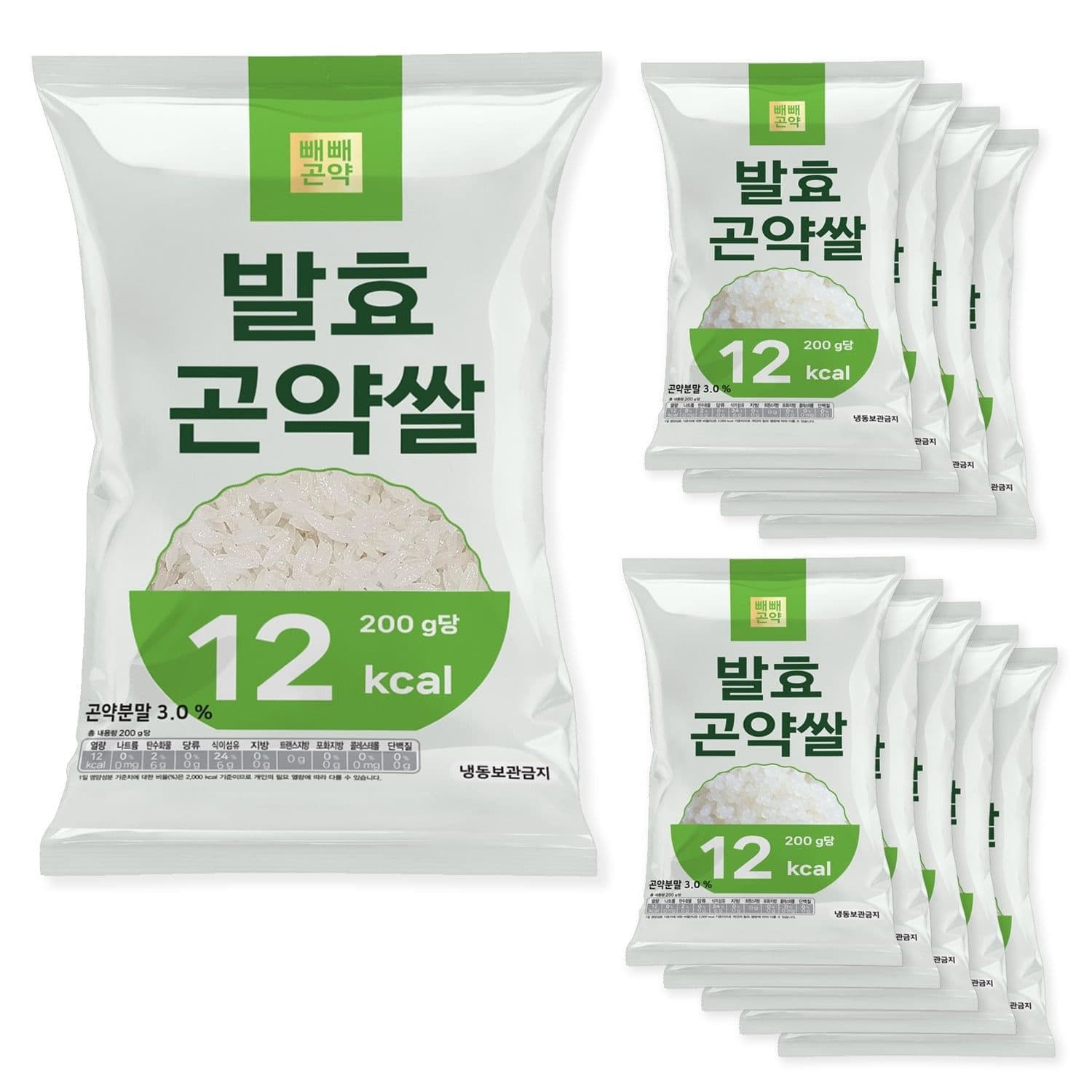 발효곤약쌀 200g 30개