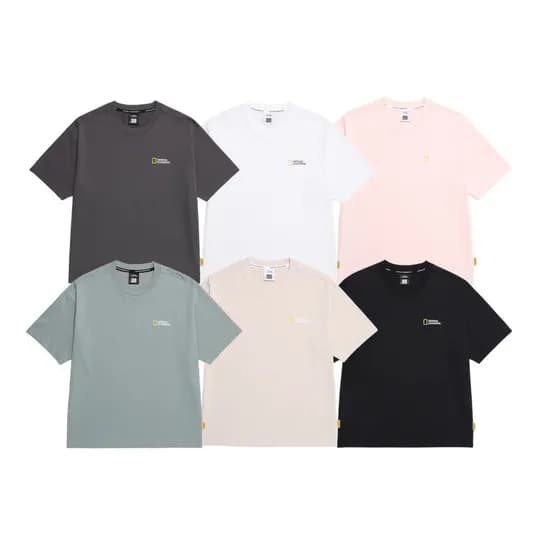 내셔널지오그래픽 세미오버핏 반팔티 6종 택1