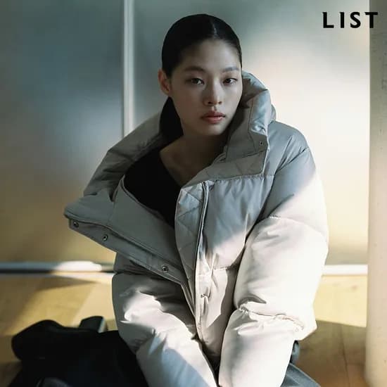 리스트 캐시미어 혼방 맥 카라 벨티드 코트