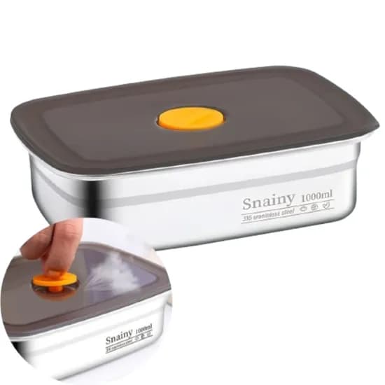 바른 스테인 밀폐용기 2종 1000ml 1500ml