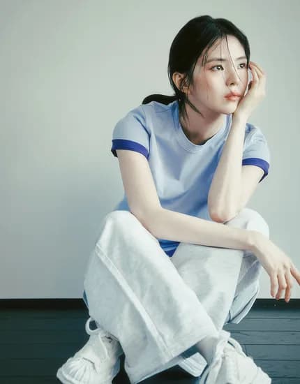 지오다노 여자 기본 반팔티 2장