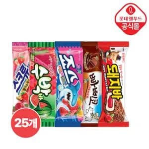 롯데 아이스바 25개 12,900원