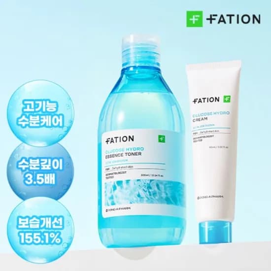 파티온 포도당 하이드로 2종세트 토너 300ml 크림 60ml