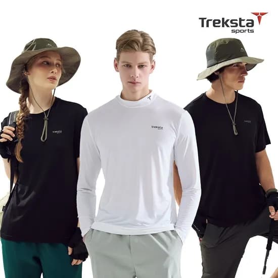 트렉스타 쿨티셔츠 아이스냉감반바지 7부팬츠