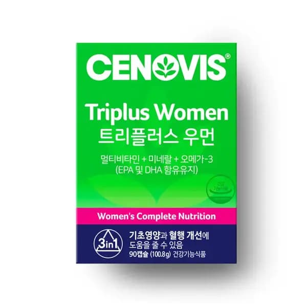 세노비스 트리플러스 우먼 멀티비타민미네랄 90캡슐