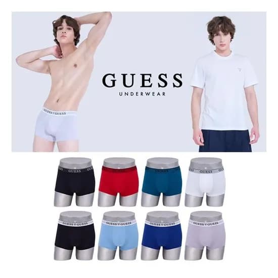 게스 언더웨어 25SS 남성 소프트 메쉬 드로즈 8종 반팔이너티 1종