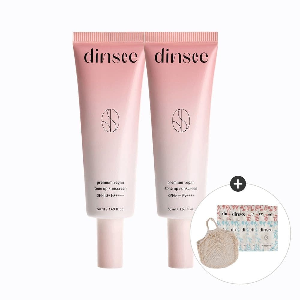 딘시 프리미엄 비건 톤업 선크림 50ml 2개