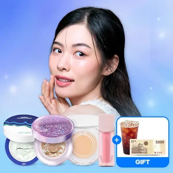 에이지투웨니스 샤이닝드롭 케이스 리필 3개 커피