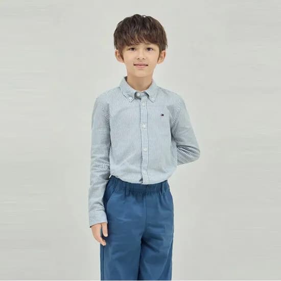 타미힐피거 키즈 스트라이프 셔츠