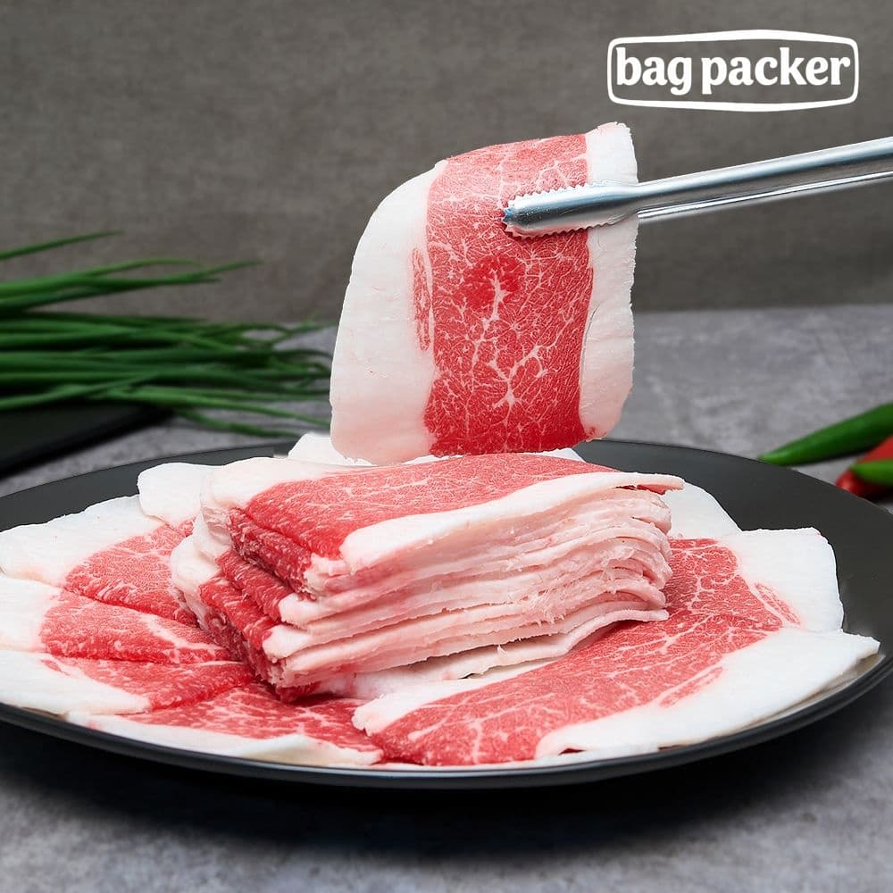 호주산 청정우 차돌박이 구이용 샤브용 250g 4팩