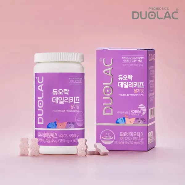 듀오락 어린이 유산균 데일리키즈 2개 + 10일분 추가 증정