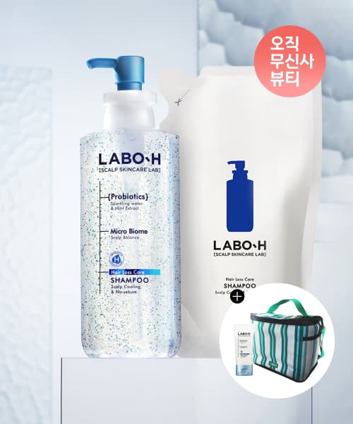 라보에이치 쿨링&노세범 샴푸 본품 리필 50ml