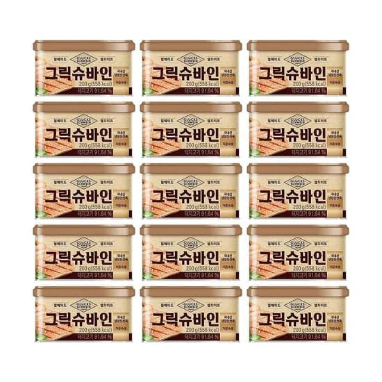 그릭슈바인 캔햄 200g 15개