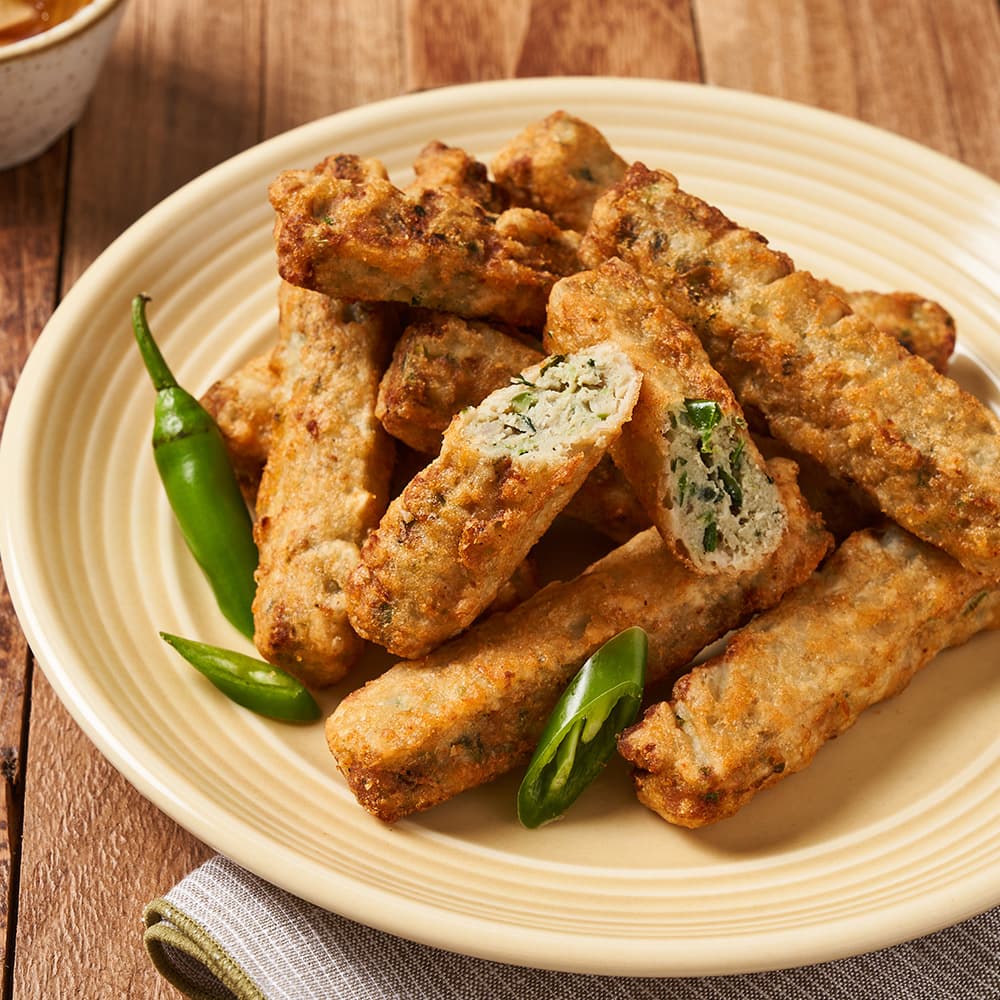 청년다방 깻잎고추튀김 300g