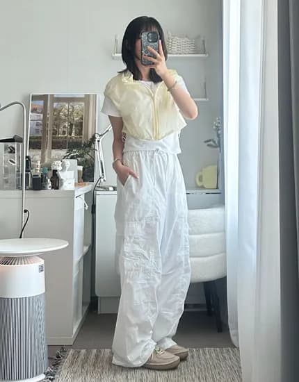 지오다노 나일론카고조거팬츠