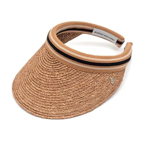 헬렌 카민스키 비앙카 썬바이저 누가 블랙 스트라이프