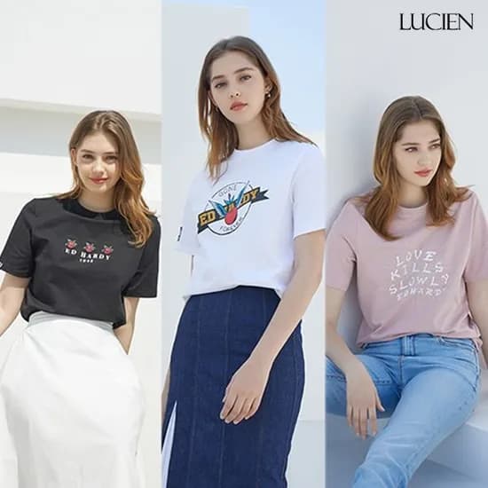 루시앙 여성 반팔 티셔츠 3종 SET