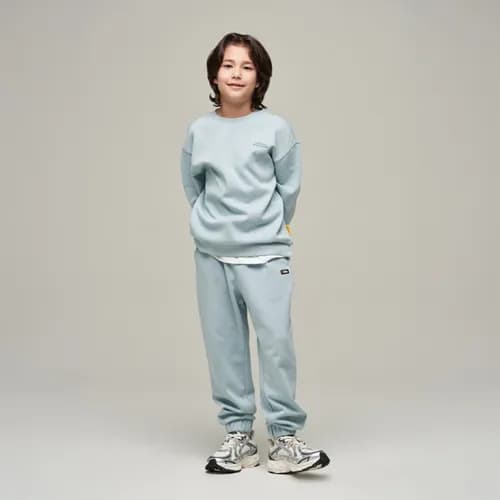 내셔널지오그래픽 키즈 맨투맨 조거팬츠 셋업