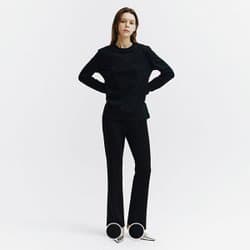 지오다노 스트레이트 부츠컷 풀밴딩 팬츠