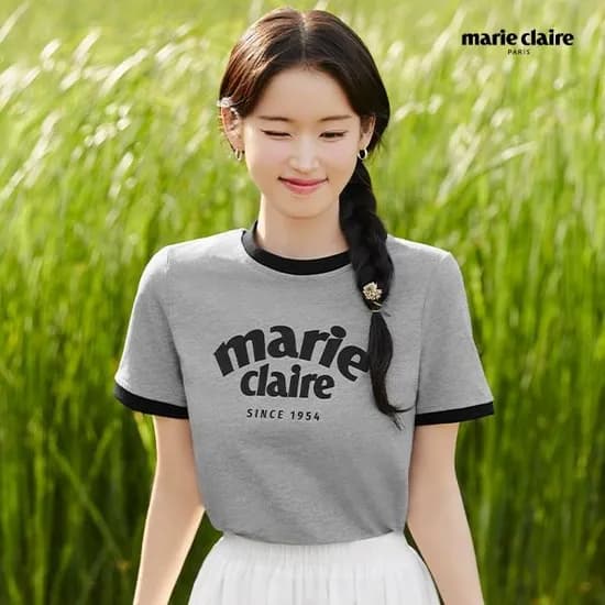 마리끌레르 링거 반팔 티셔츠