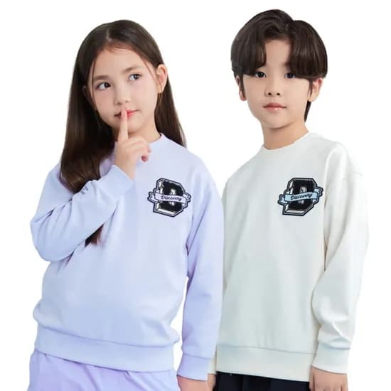 디스커버리 키즈 바시티 와펜 맨투맨