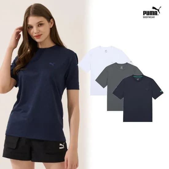 푸마 메쉬 반팔 언더셔츠