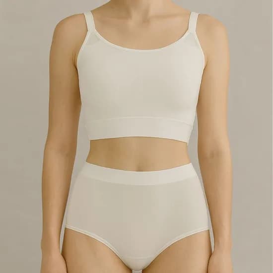 세컨스킨 심리스 브라팬티세트