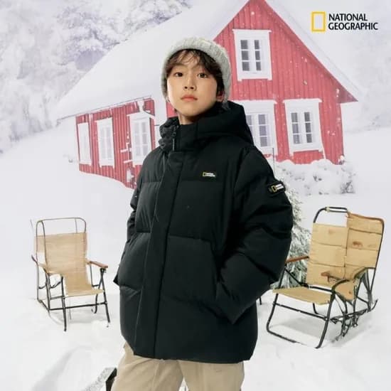 롯데온) 내셔널지오그래픽 키즈 경량구스점퍼 88,210원