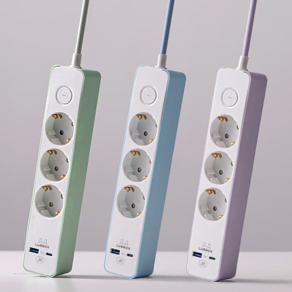 러그박스 3구 USB C타입 멀티탭 1.5M
