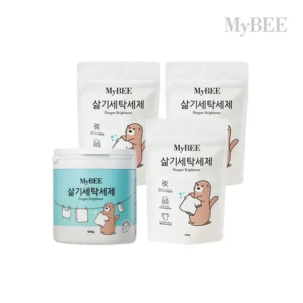 삶기세제 용기1개 리필400g 3개
