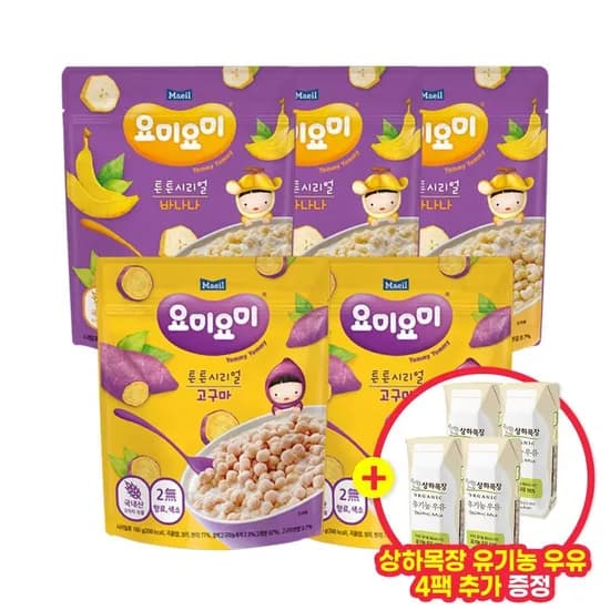 매일요미 튼튼시리얼 고구마 바나나 100g 5봉