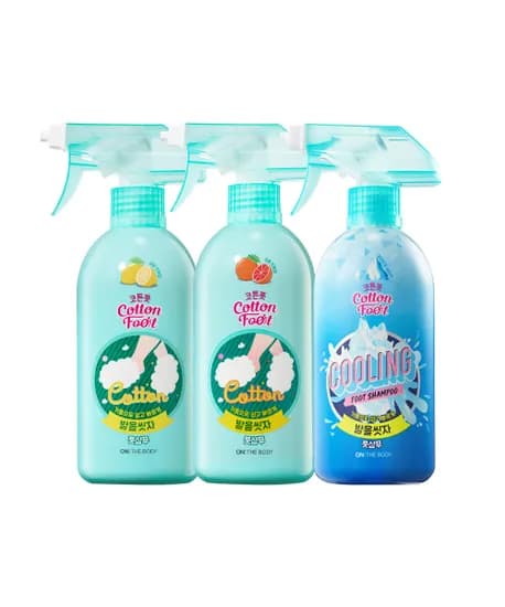 온더바디 코튼풋 발을씻자 510ml 3개