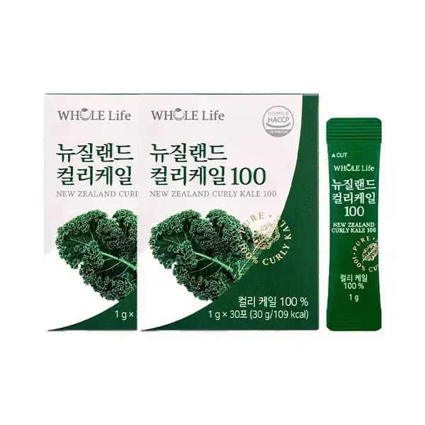 홀라이프 컬리케일 30포*2박스