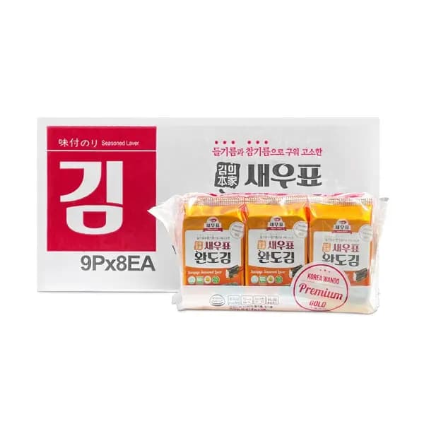 새우표 완도 도시락김 72봉